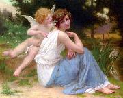 Guillaume Seignac Cupid and Psyche oil painting on canvas